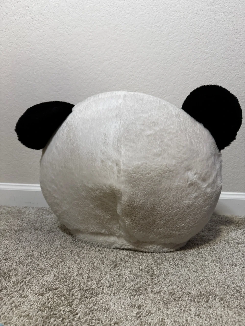 DanDee Collector's Choice Big Greeter Heads Plush Panda Head Mask Black White